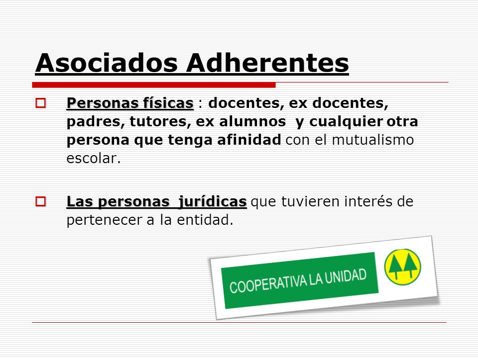 Asociados Adherentes