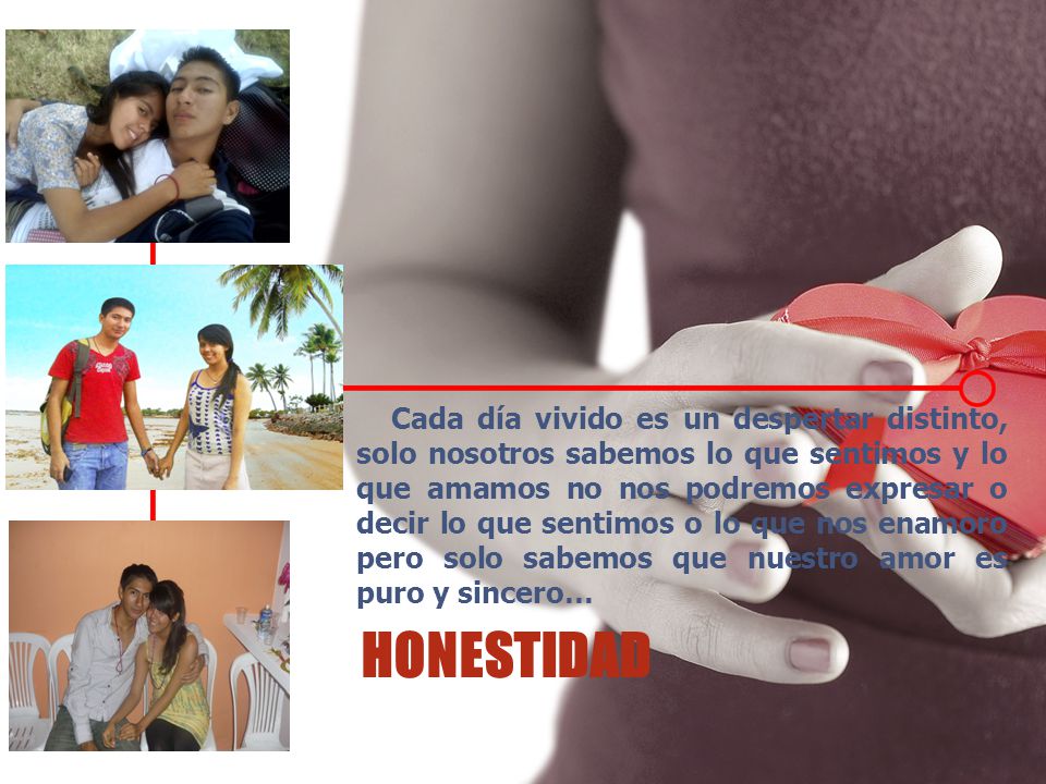 Cada día vivido es un despertar distinto, solo nosotros sabemos lo que sentimos y lo que amamos no nos podremos expresar o decir lo que sentimos o lo que nos enamoro pero solo sabemos que nuestro amor es puro y sincero…