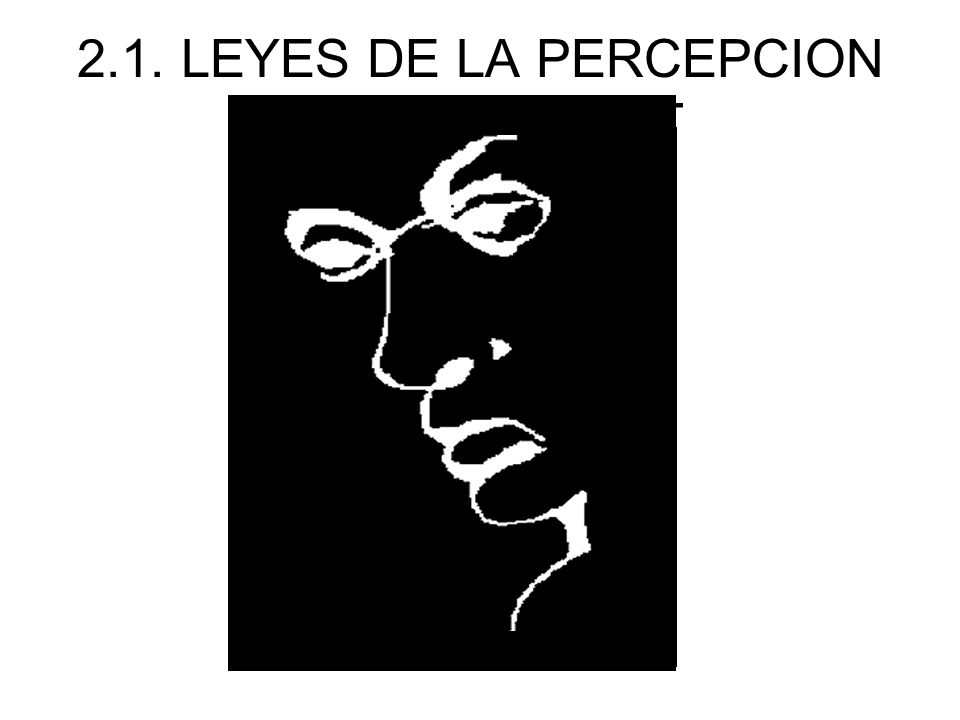2.1. LEYES DE LA PERCEPCION DE LA GESTALT