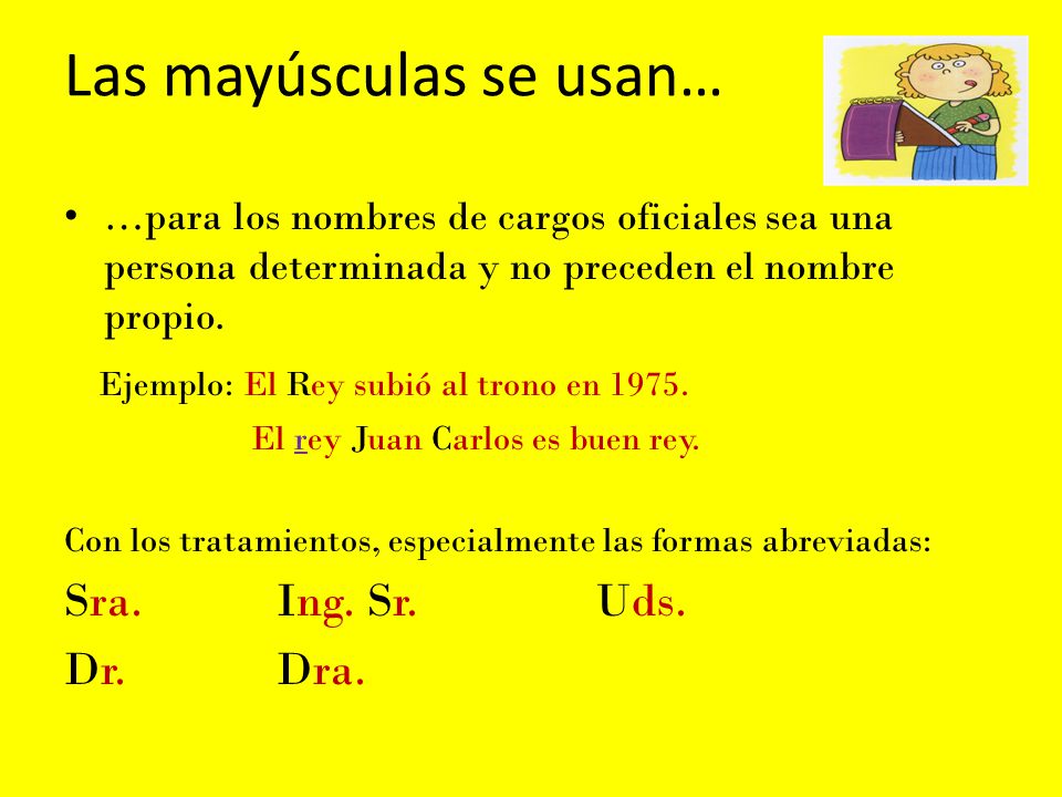 Clase No. 48 "Uso De La Mayúscula" Para 10 Mo Basico - Lessons - Blendspace