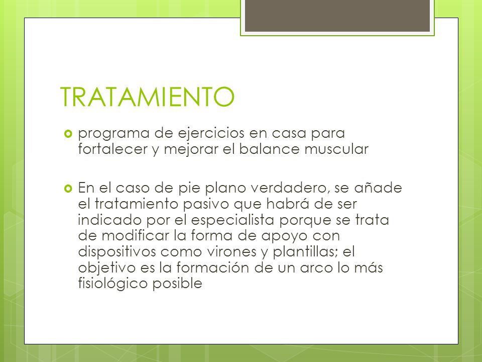TRATAMIENTO programa de ejercicios en casa para fortalecer y mejorar el balance muscular.