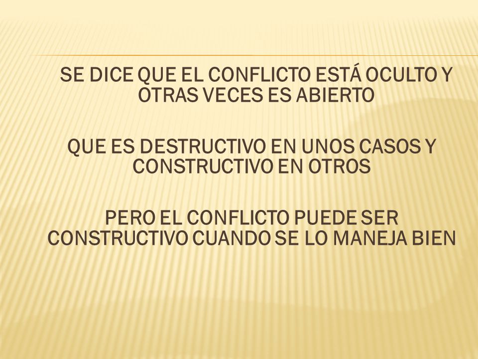 QUE ES DESTRUCTIVO EN UNOS CASOS Y CONSTRUCTIVO EN OTROS