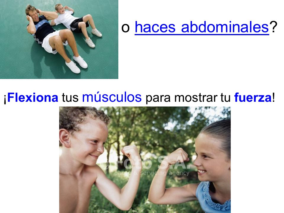 o haces abdominales ¡Flexiona tus músculos para mostrar tu fuerza!