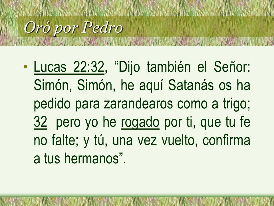 Oró por Pedro