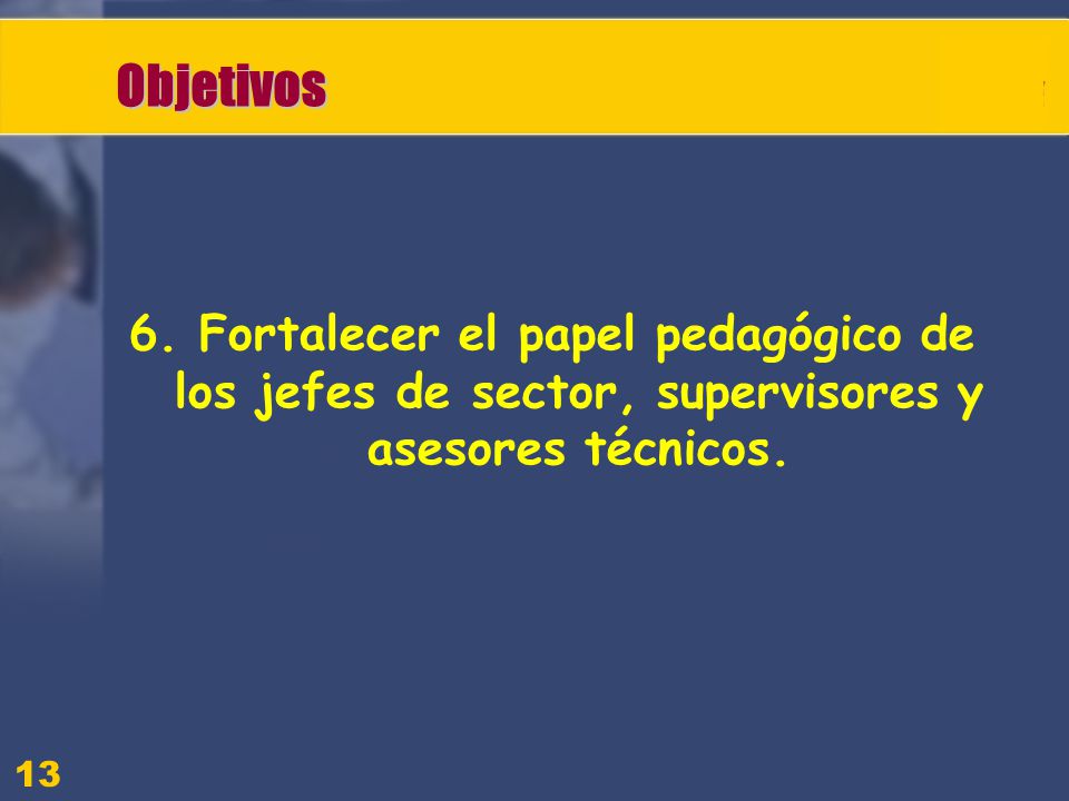 Objetivos 6.