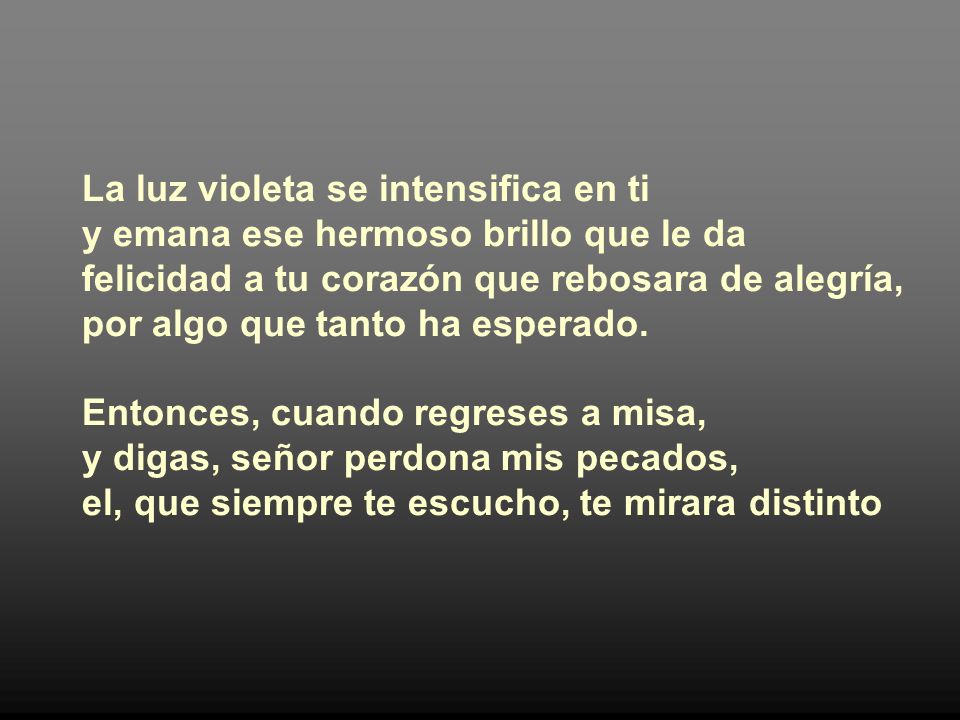 La luz violeta se intensifica en ti y emana ese hermoso brillo que le da felicidad a tu corazón que rebosara de alegría, por algo que tanto ha esperado.