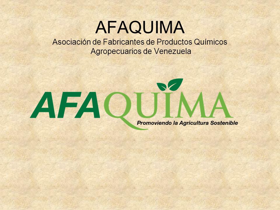 AFAQUIMA Asociación de Fabricantes de Productos Químicos Agropecuarios de Venezuela