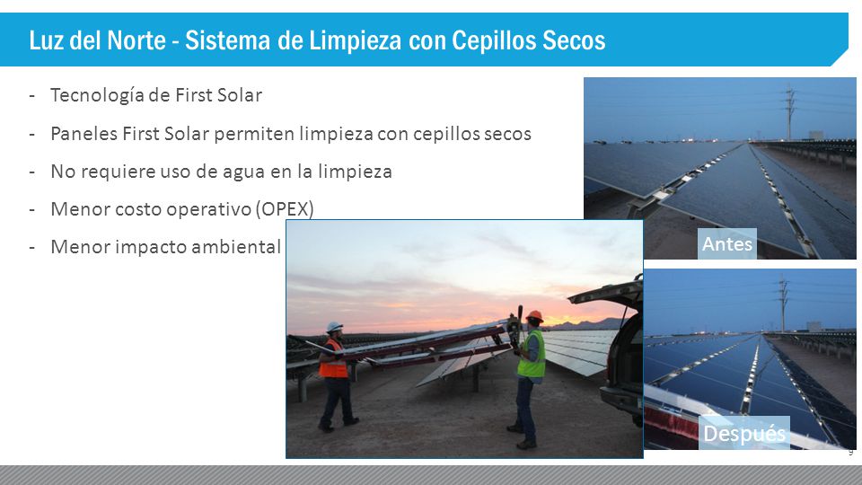 Luz del Norte - Sistema de Limpieza con Cepillos Secos