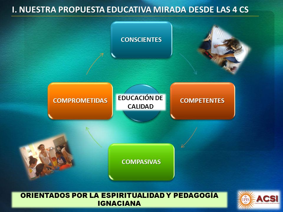 LA CALIDAD EDUCATIVA EN LOS COLEGIOS ACSI FORMACIÓN DEL ESTUDIANTADO - ppt  descargar