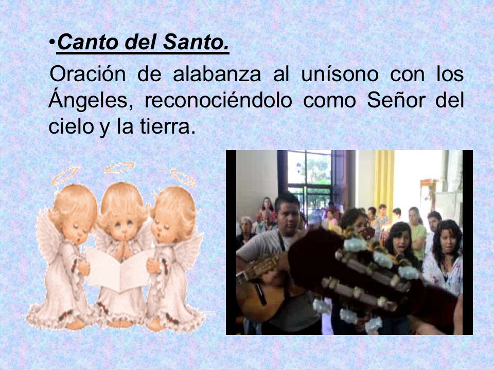 Canto del Santo.