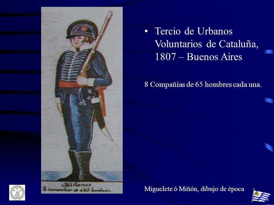 Tercio de Urbanos Voluntarios de Cataluña, 1807 – Buenos Aires