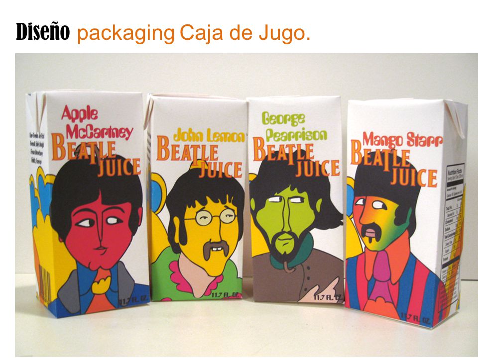 Diseño packaging Caja de Jugo.