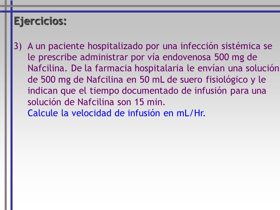 Ejercicios: