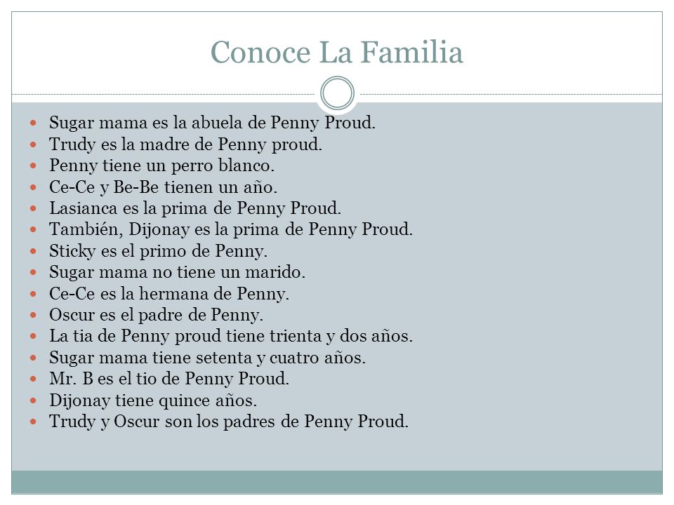 Conoce La Familia Sugar mama es la abuela de Penny Proud.