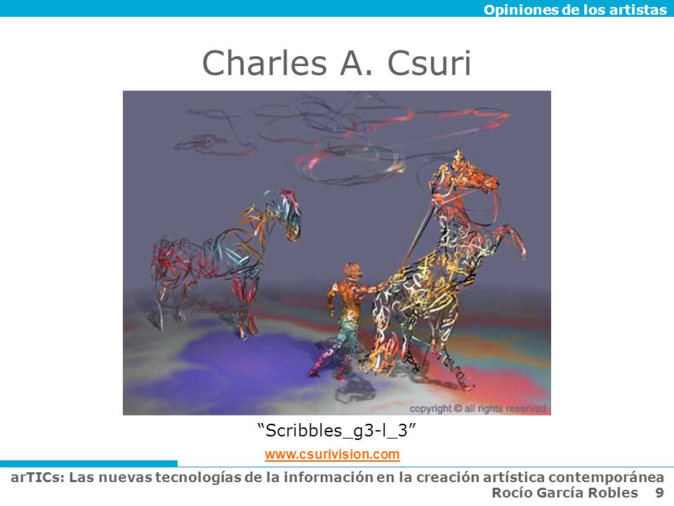 Charles A. Csuri Scribbles_g3-l_3 Opiniones de los artistas