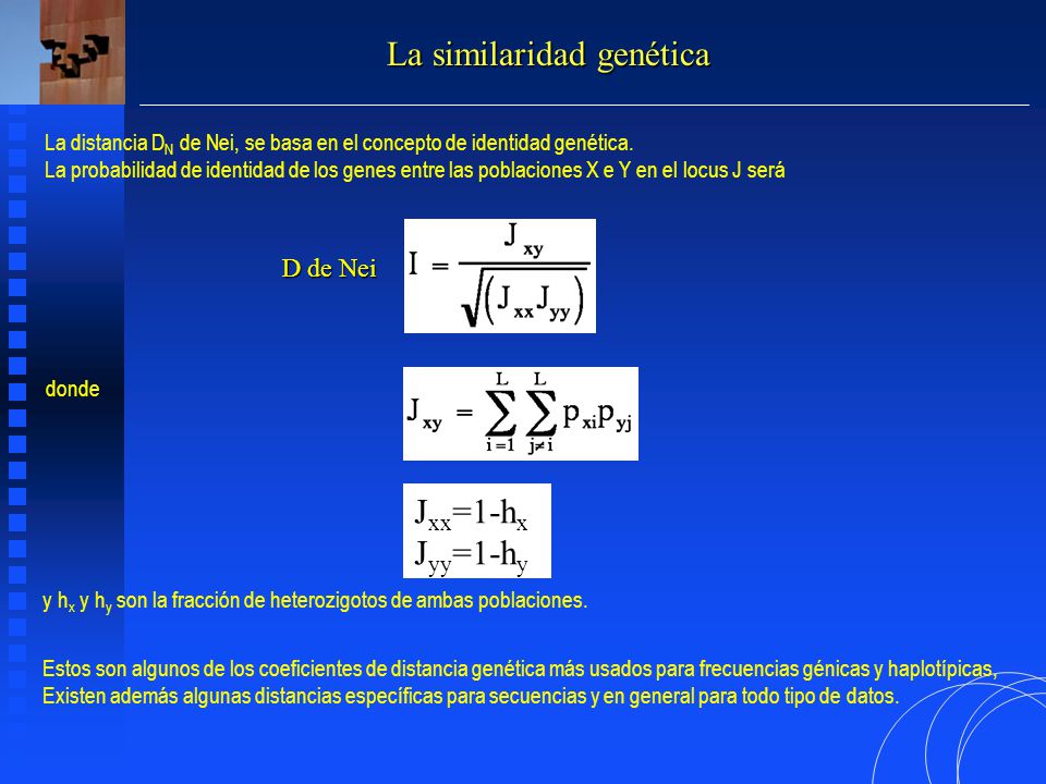 La similaridad genética