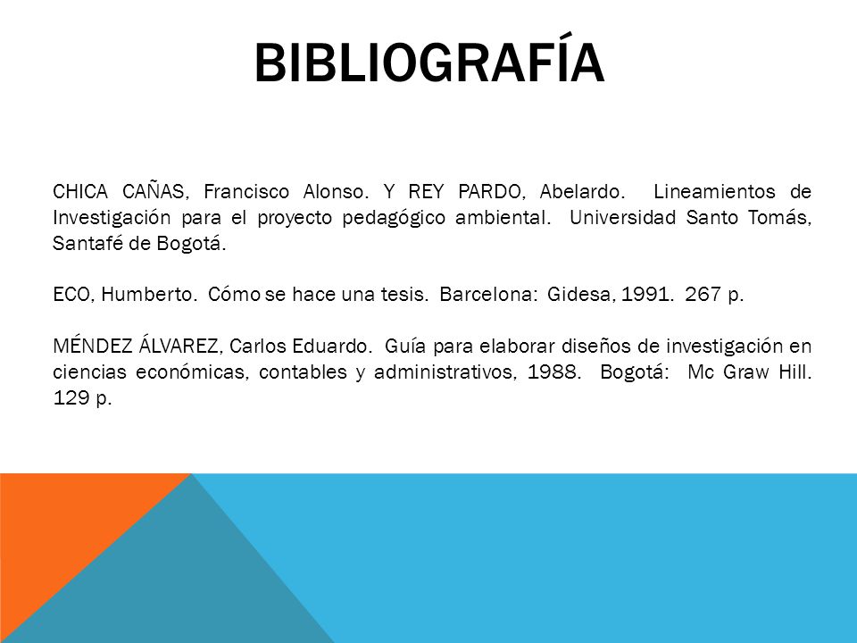 BIBLIOGRAFÍA