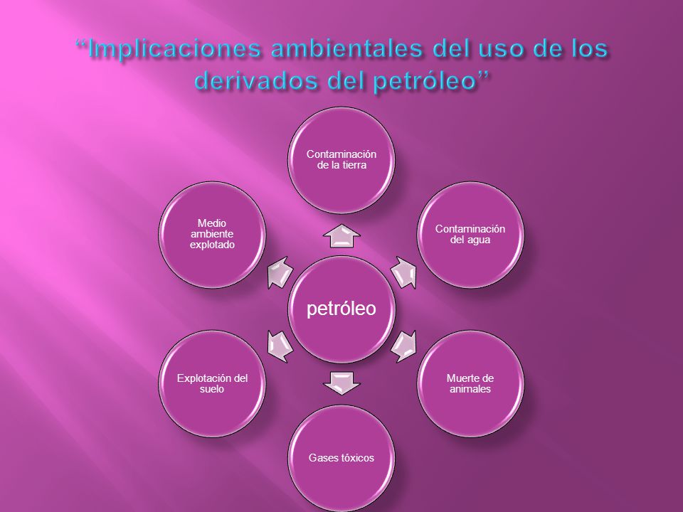 Contaminación de la tierra Contaminación del agua Muerte de animales