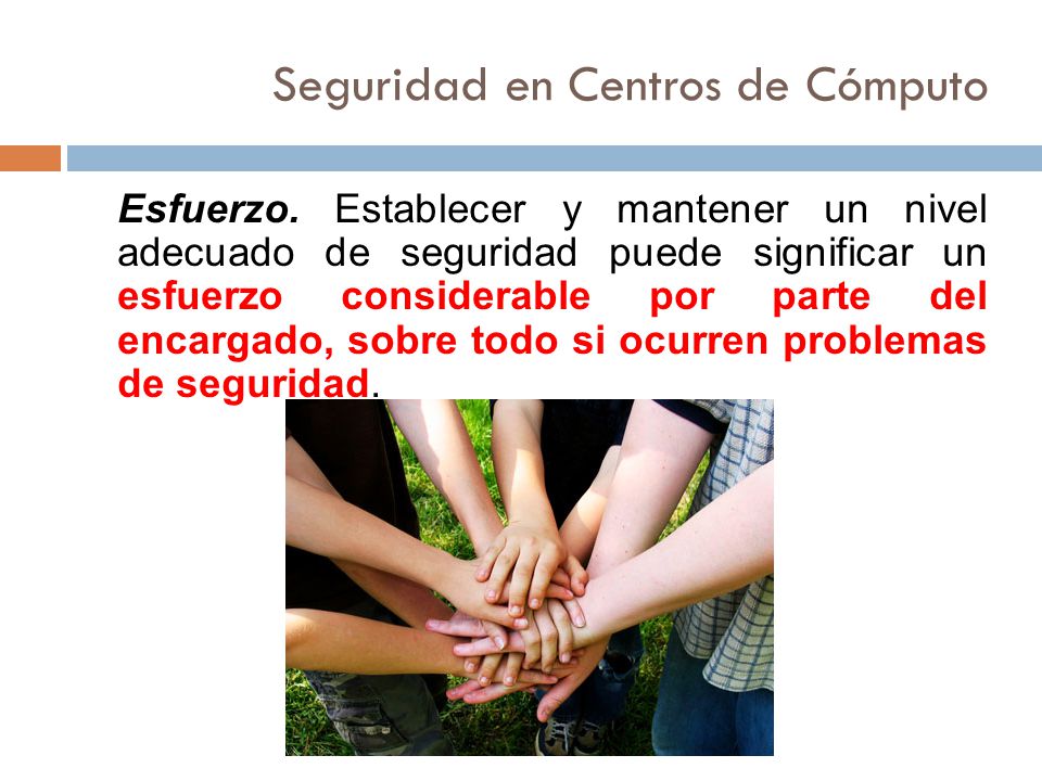Seguridad en Centros de Cómputo