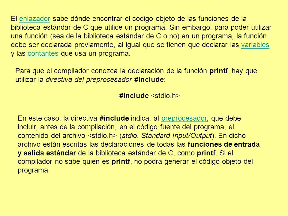 Para poder escribir programas en C, es imprescindible ser conocedor de sus  reglas de sintaxis y de las funciones de su biblioteca estándar. Las  funciones. - ppt descargar