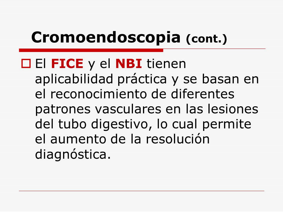 Cromoendoscopia (cont.)