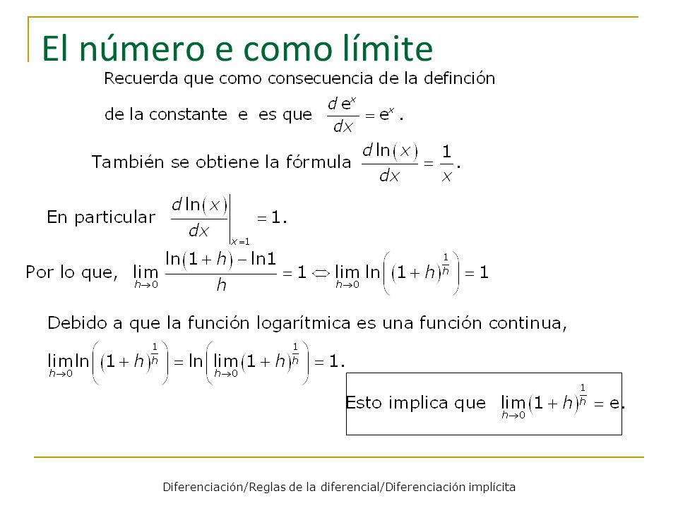 Diferenciación/Reglas de la diferencial/Diferenciación implícita