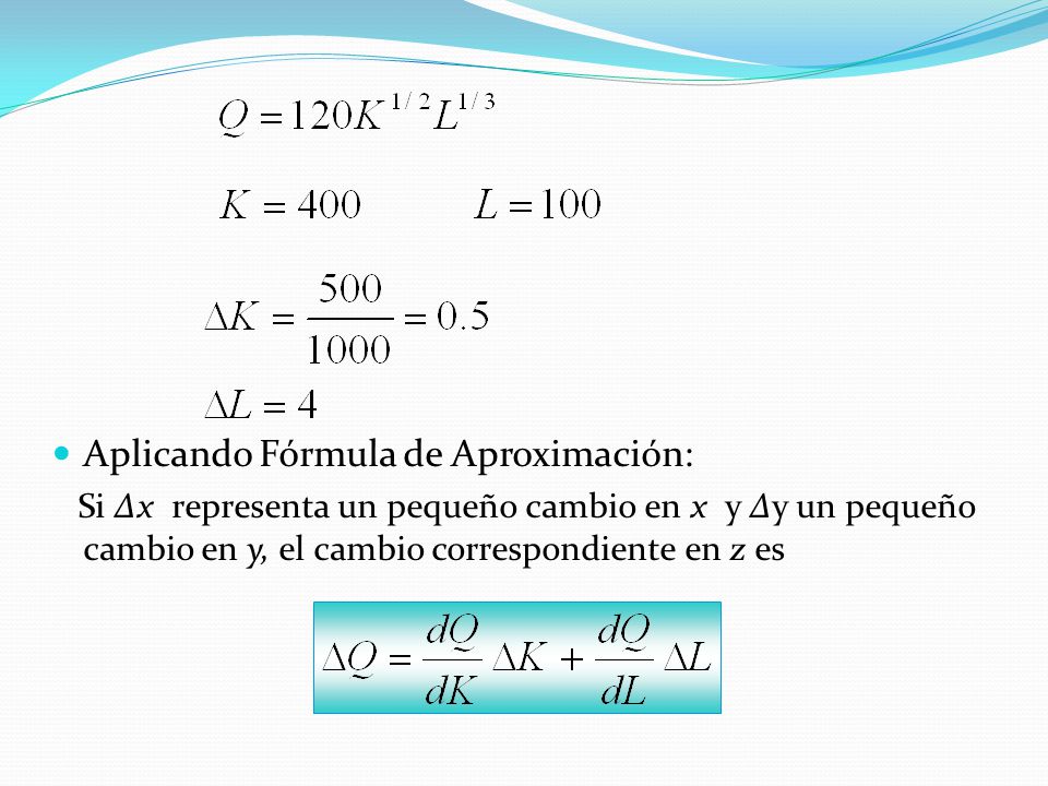 Aplicando Fórmula de Aproximación: