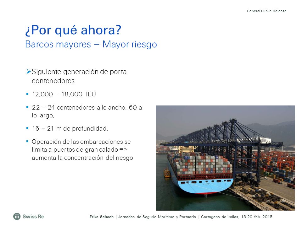 ¿Por qué ahora Barcos mayores = Mayor riesgo