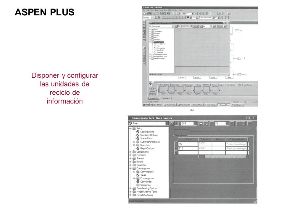 Disponer y configurar las unidades de reciclo de información