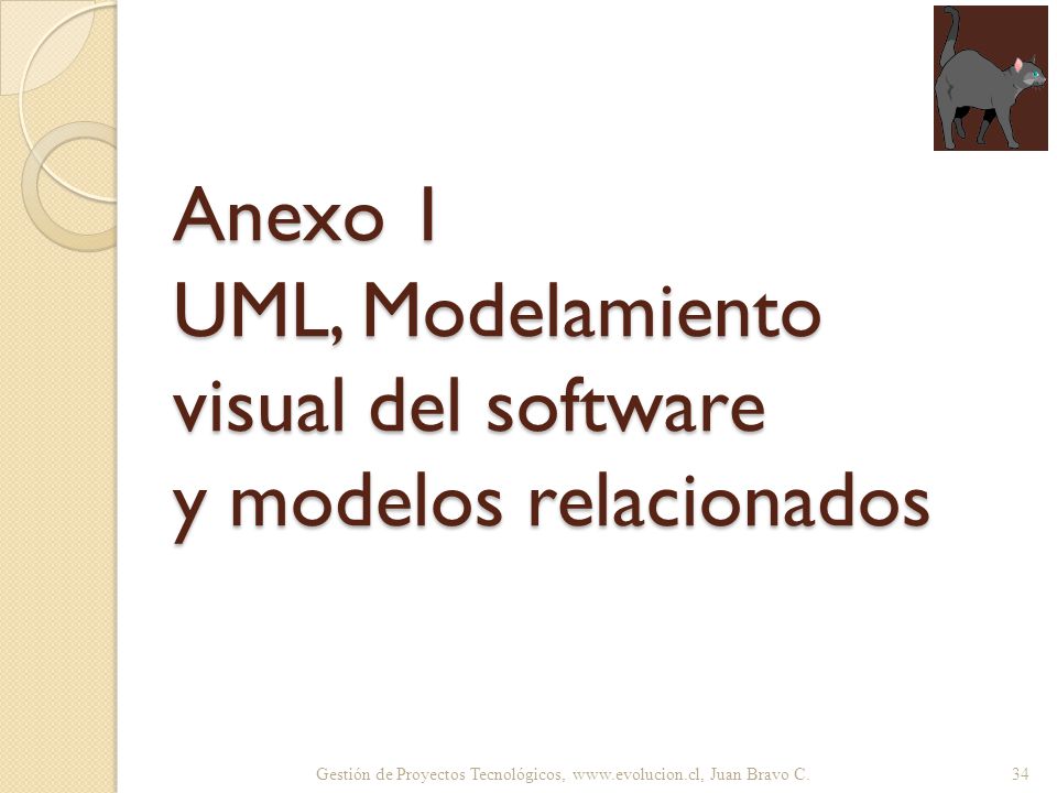 Anexo 1 UML, Modelamiento visual del software y modelos relacionados
