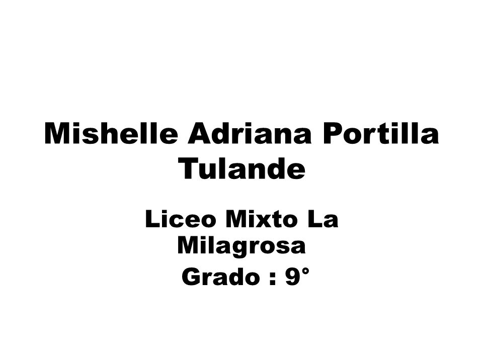 Mishelle Adriana Portilla Tulande