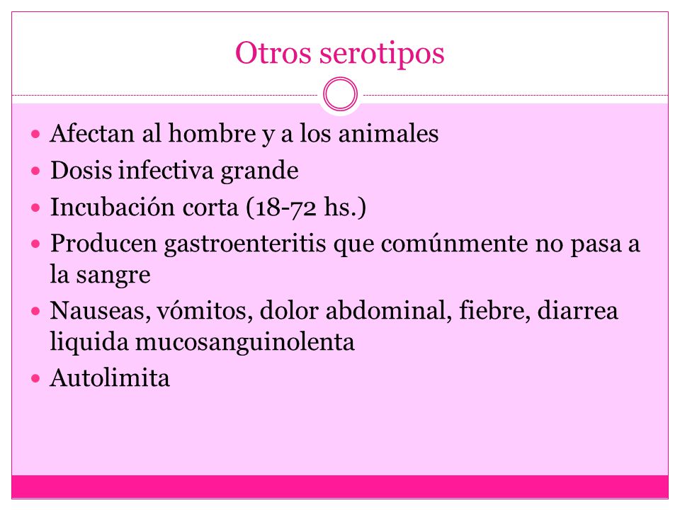 Otros serotipos Afectan al hombre y a los animales