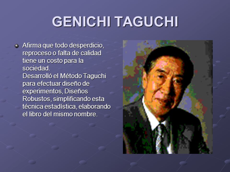 GENICHI TAGUCHI