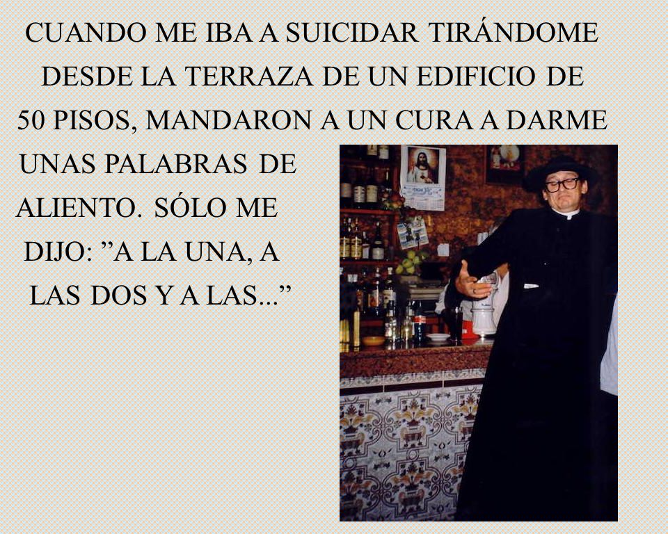 CUANDO ME IBA A SUICIDAR TIRÁNDOME DESDE LA TERRAZA DE UN EDIFICIO DE