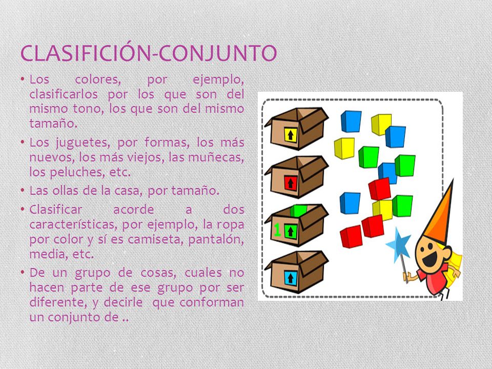 CLASIFICIÓN-CONJUNTO