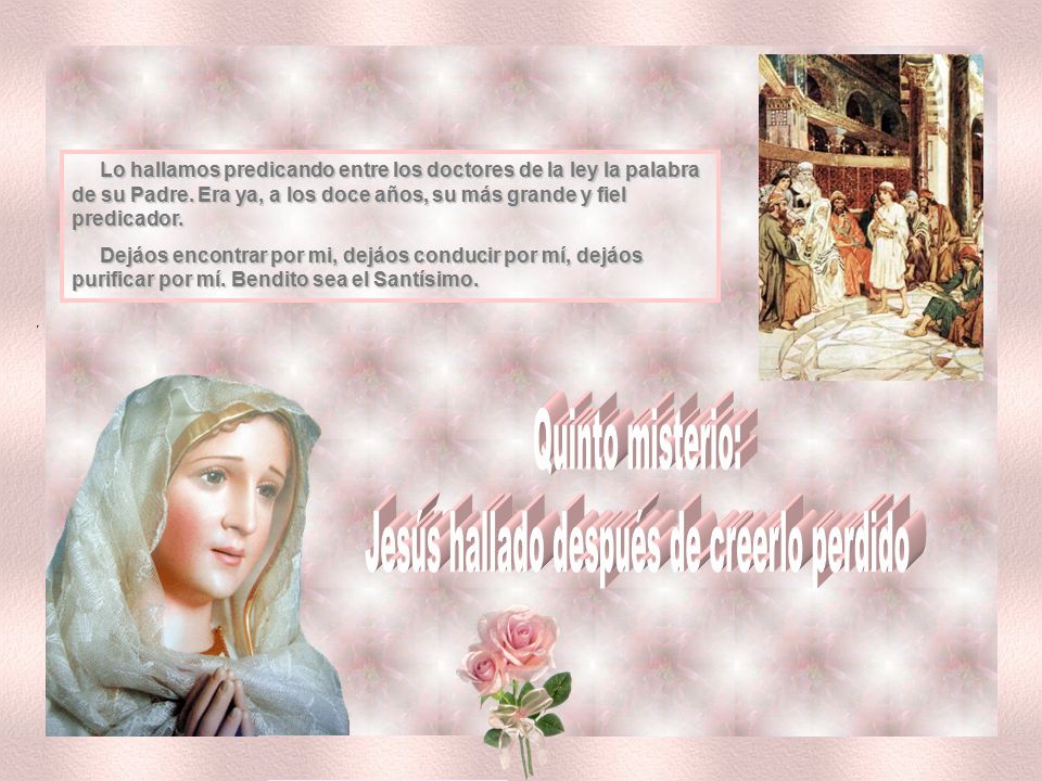 Jesús hallado después de creerlo perdido