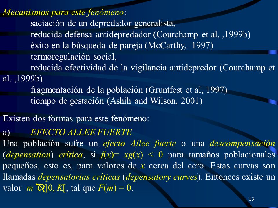 Mecanismos para este fenómeno: