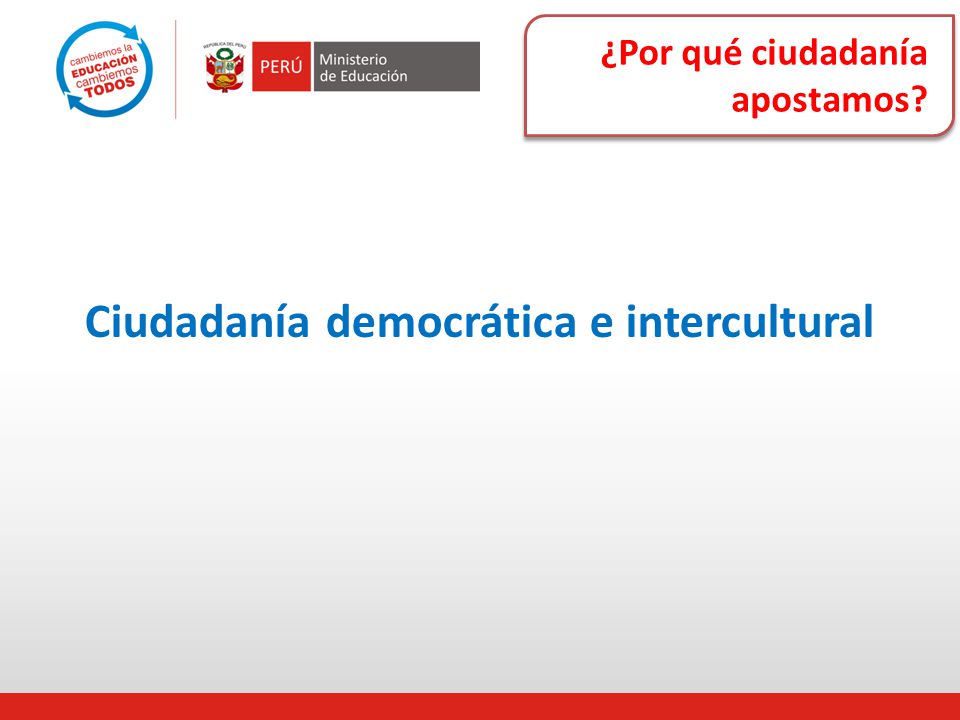 Ciudadanía democrática e intercultural
