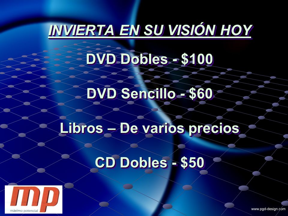 INVIERTA EN SU VISIÓN HOY Libros – De varios precios