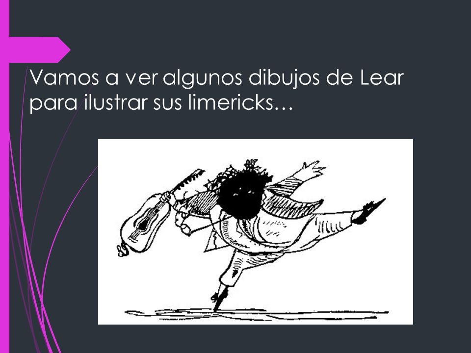 Vamos a ver algunos dibujos de Lear para ilustrar sus limericks…