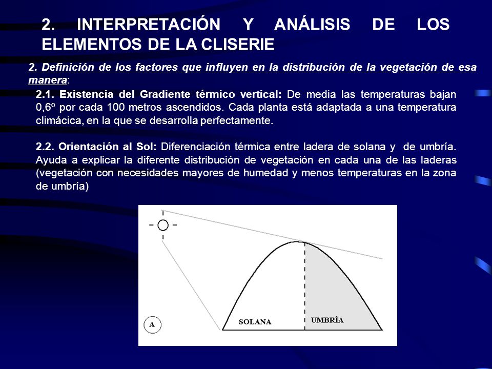 2. INTERPRETACIÓN Y ANÁLISIS DE LOS ELEMENTOS DE LA CLISERIE
