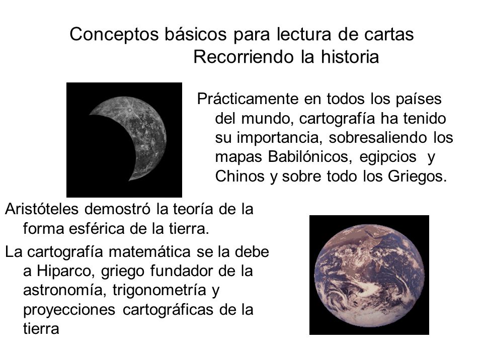 Conceptos básicos para lectura de cartas Recorriendo la historia