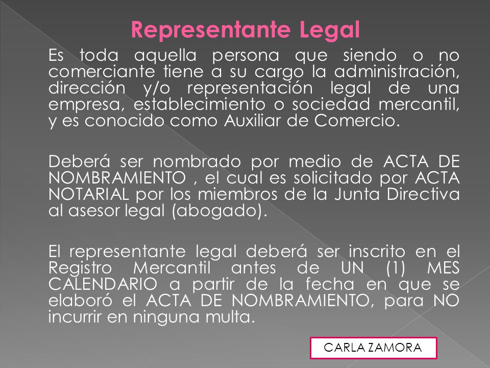 Representante Legal