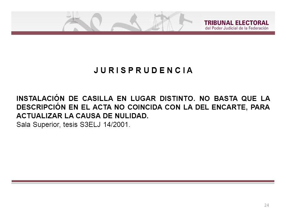 J U R I S P R U D E N C I A