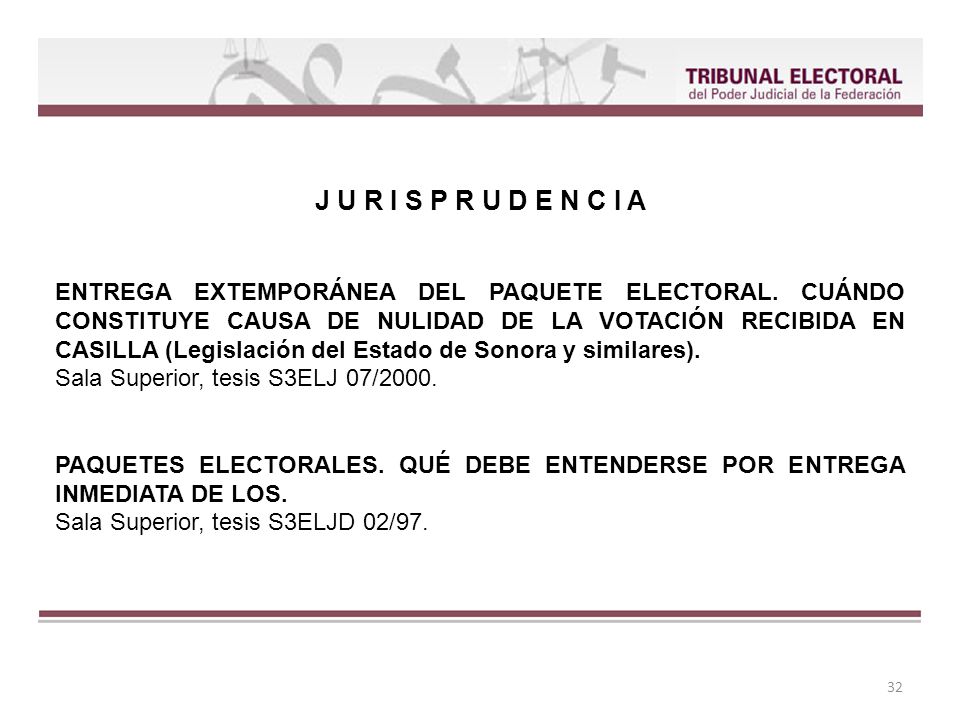 J U R I S P R U D E N C I A
