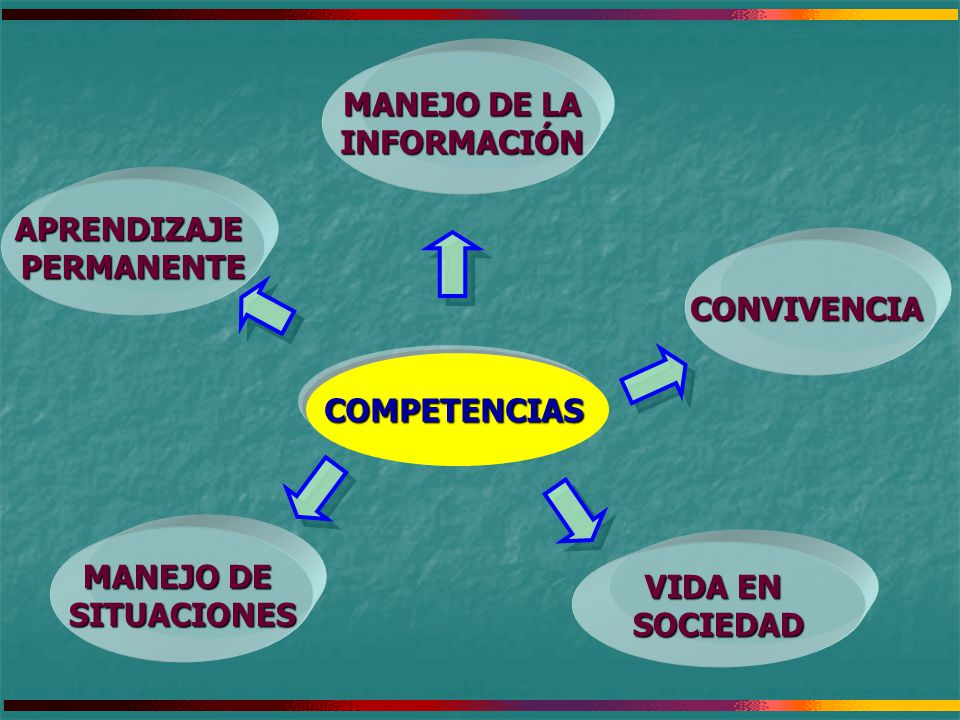 MANEJO DE LA INFORMACIÓN. APRENDIZAJE. PERMANENTE. CONVIVENCIA. COMPETENCIAS. MANEJO DE. SITUACIONES.