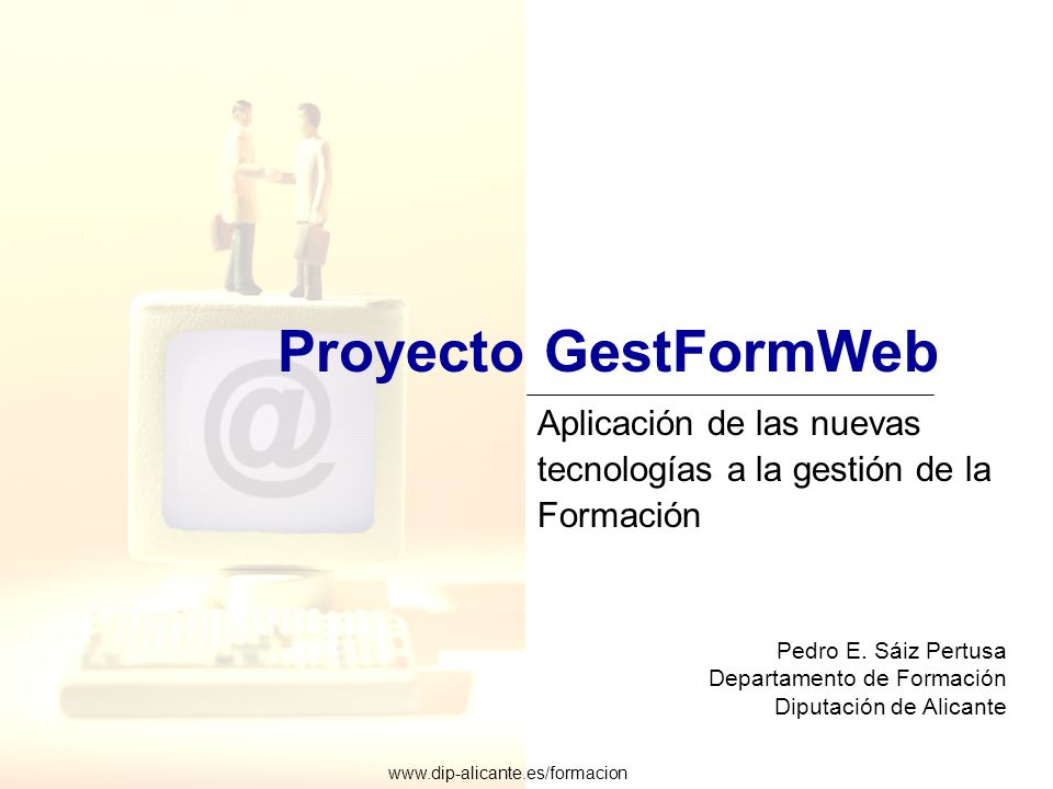 Aplicación de las nuevas tecnologías a la gestión de la Formación