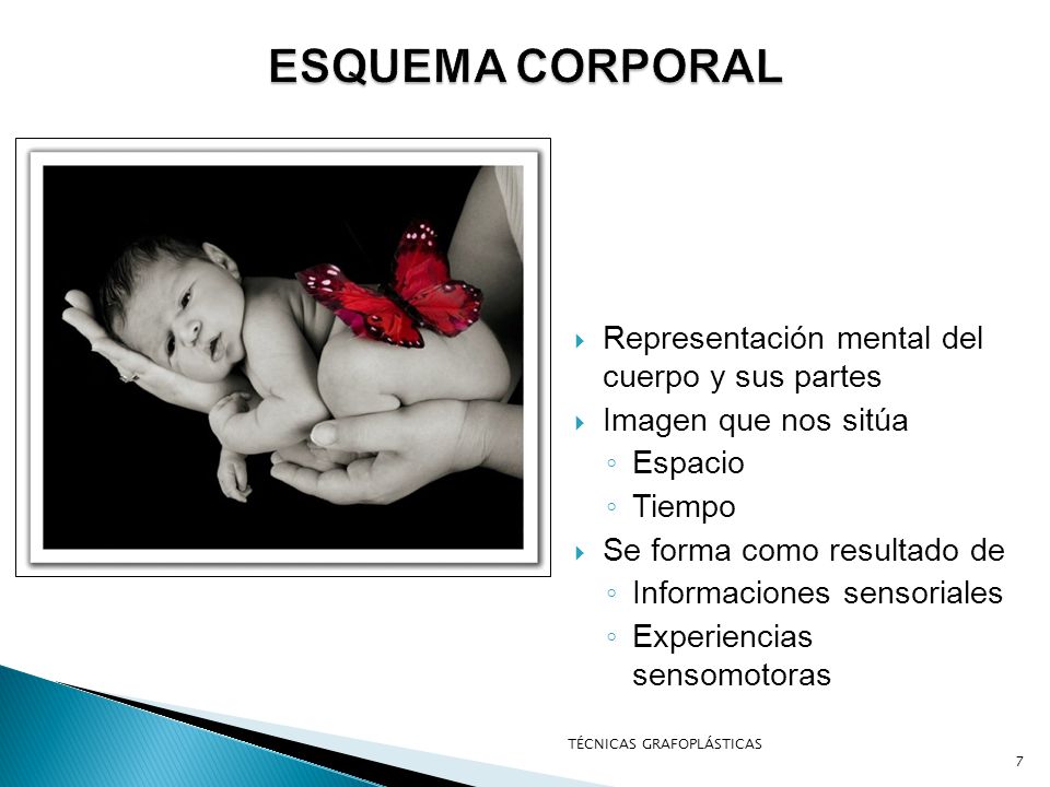 ESQUEMA CORPORAL Representación mental del cuerpo y sus partes