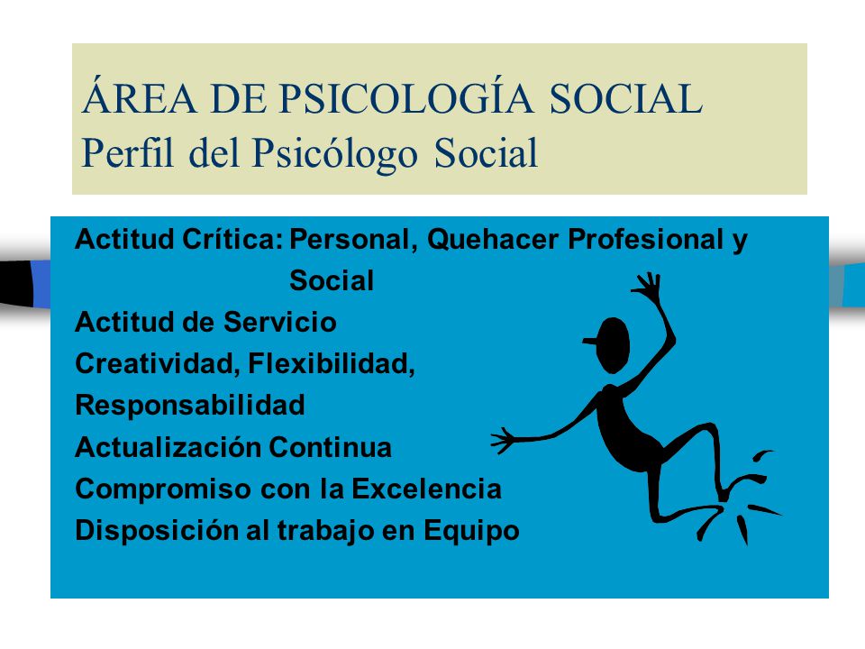 ÁREA DE PSICOLOGÍA SOCIAL - ppt descargar