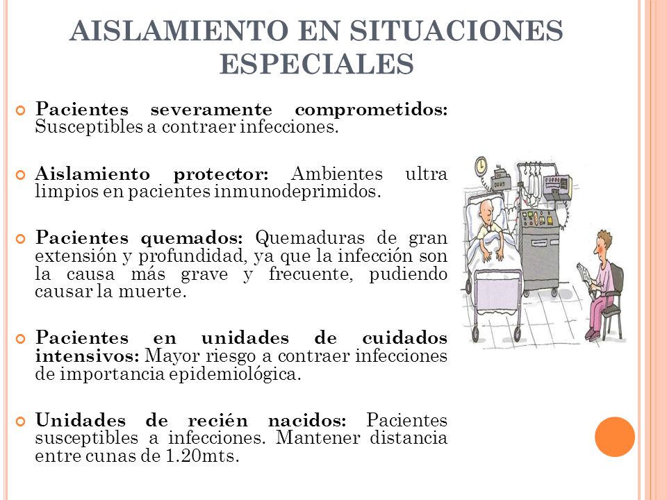 AISLAMIENTO EN SITUACIONES ESPECIALES